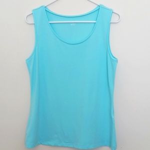 Appleseeds blue tank top